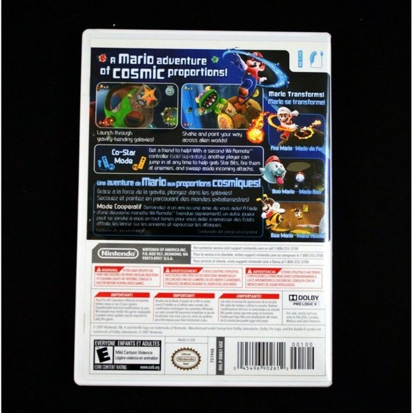 Super Mario Galaxy (Nintendo Selects) (Nintendo Wii, 2011) - Picture 3 of 3
